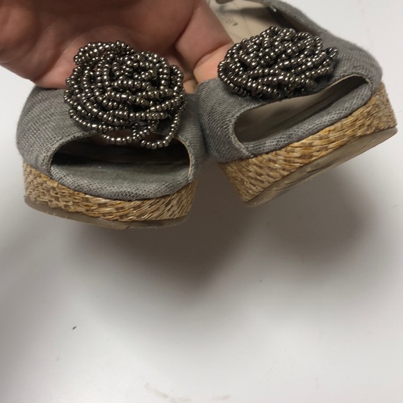 Andrew Geller “May” platform wedge sandels - Picture 5 of 6